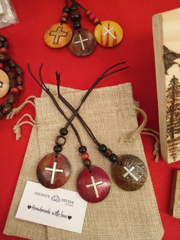 Handcrafted Energized Crosses Pendant
